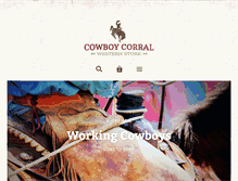 Tablet Screenshot of cowboy-corral.com